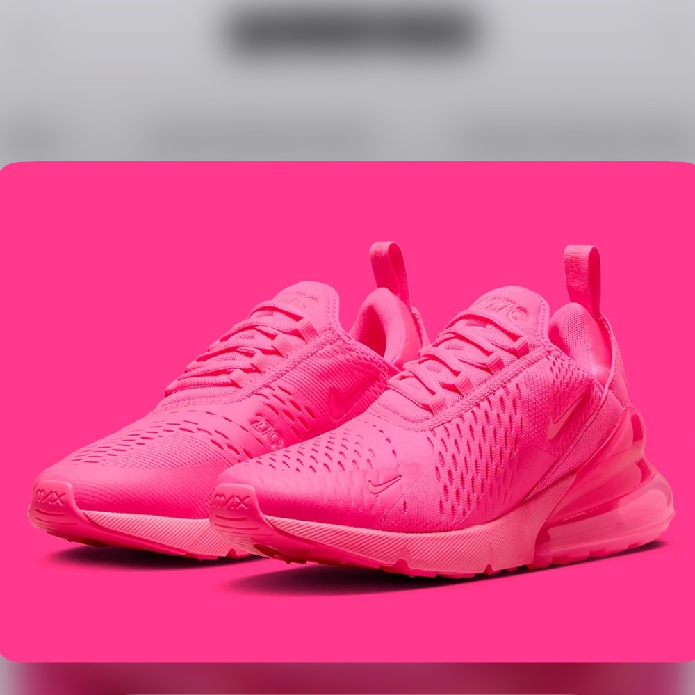 Nike Air Max 270 Neon pink women size 9